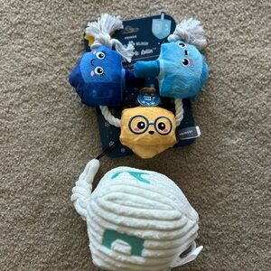Plush Hanukkah Dog Toys NWT